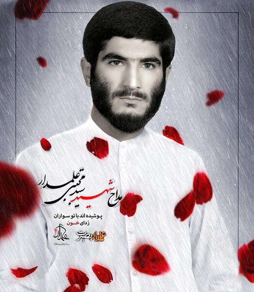 عکس نوشته شهید علمدار