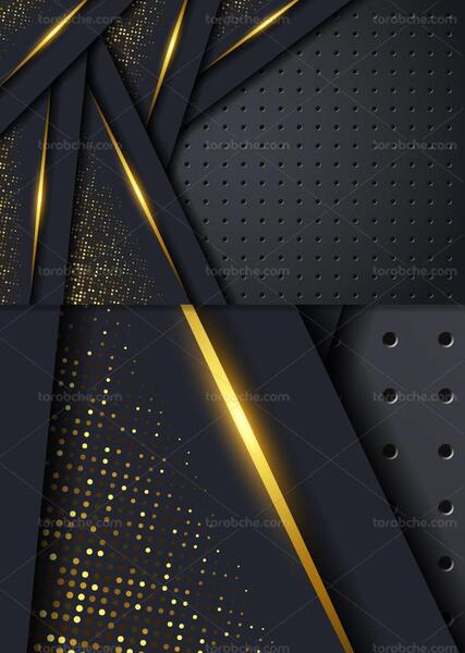 عکس مشکی و طلایی