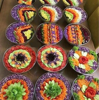 عکس ایده برای تزیین سالاد کلم