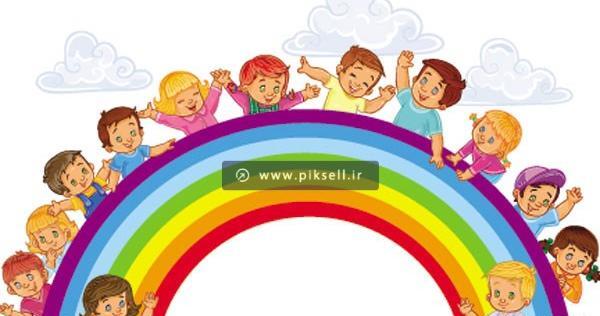عکس رنگین کمان شاد