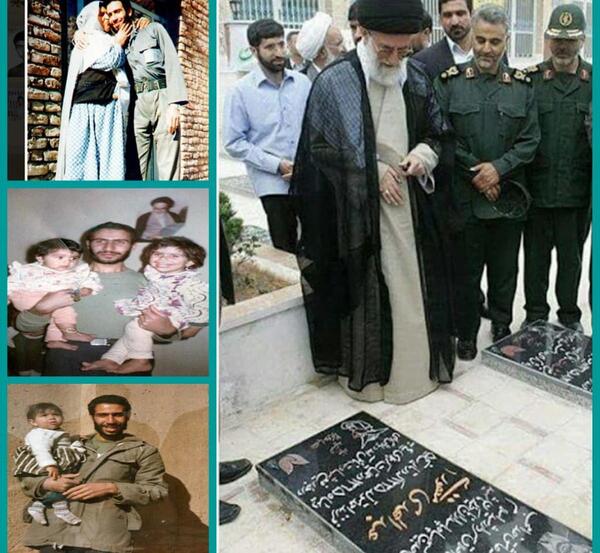 عکس شهید همت و سلیمانی