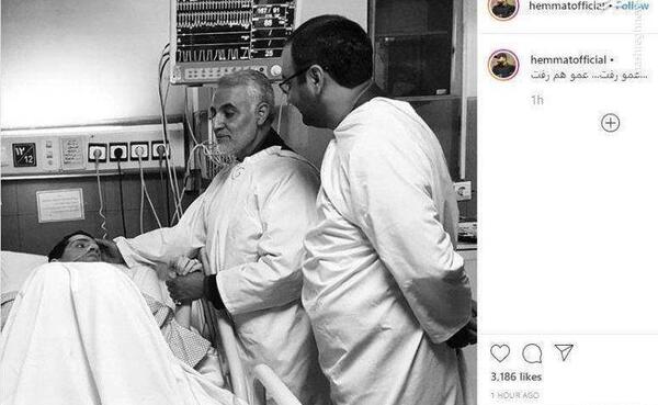 عکس شهید همت و سلیمانی