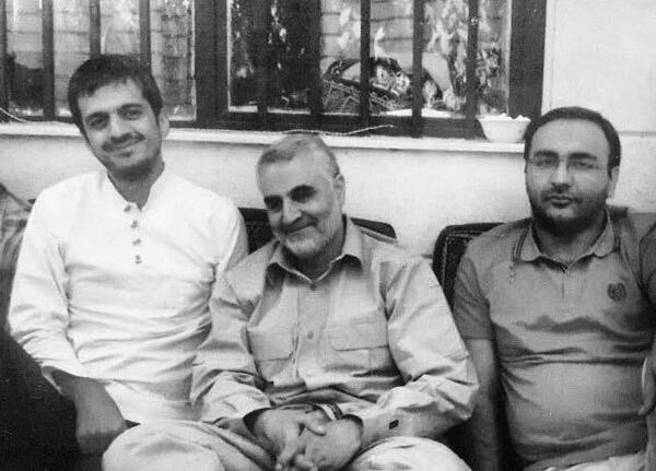 عکس شهید همت و سلیمانی