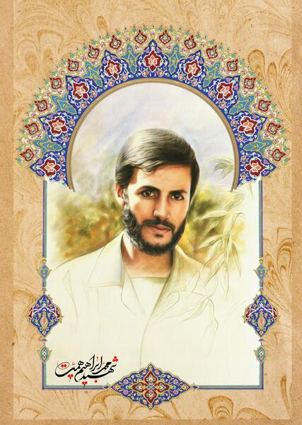 عکس شهید همت و سلیمانی