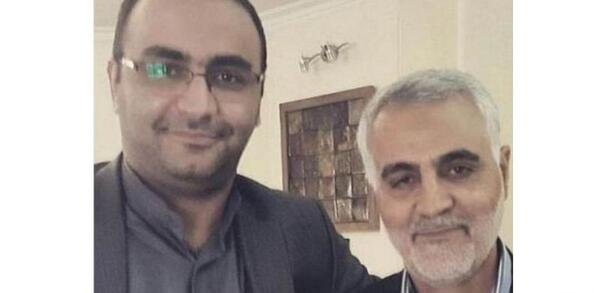 عکس شهید همت و سلیمانی