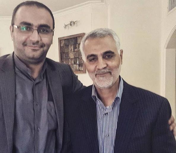 عکس شهید همت و سلیمانی