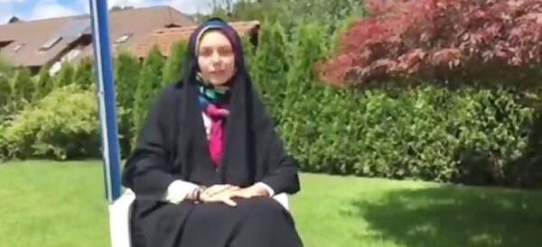 عکسهای آزاده نامداری در اروپا