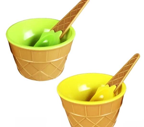 عکس ظرف بستنی خوری