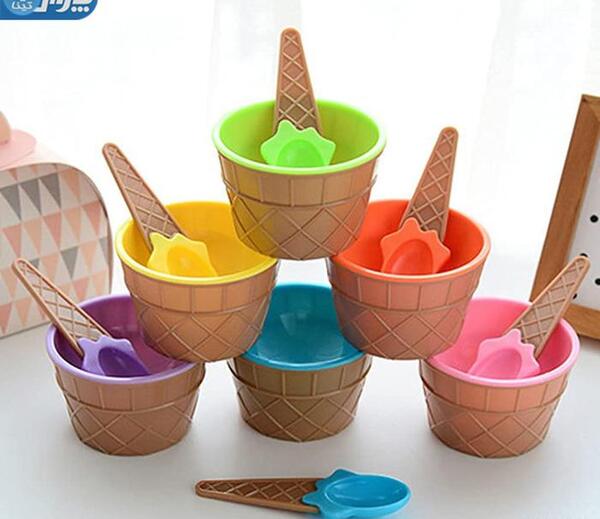 عکس ظرف بستنی خوری