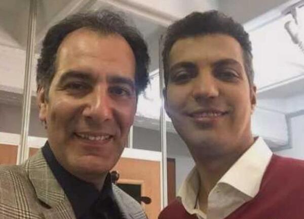 عکس بهنام تشکر و همسر و فرزندش