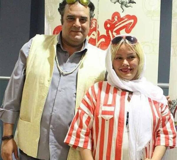 عکس بهنام تشکر و همسر و فرزندش