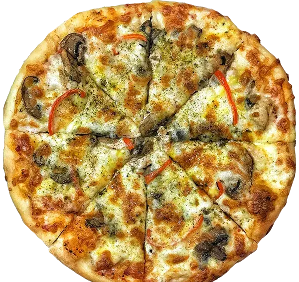 عکس پیتزا مرغ و قارچ