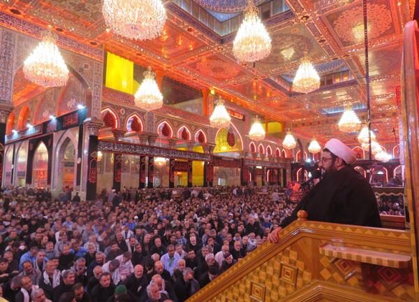 عکس حرم امام حسین در اربعین