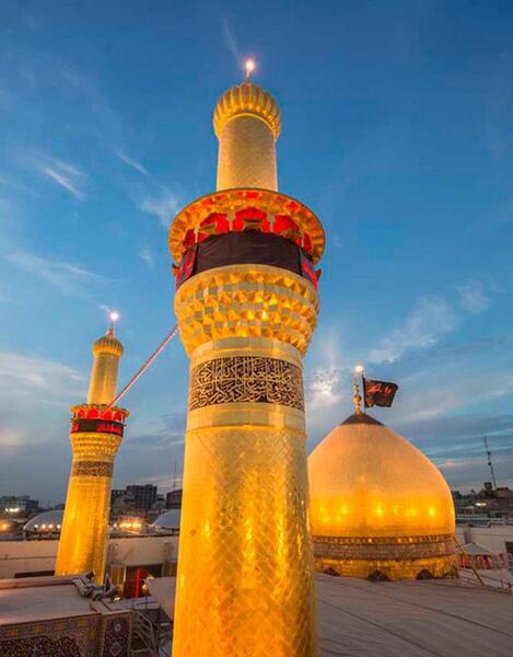 عکس حرم امام حسین در اربعین