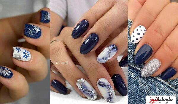 عکس مدل ژلیش ناخن رنگ سفید