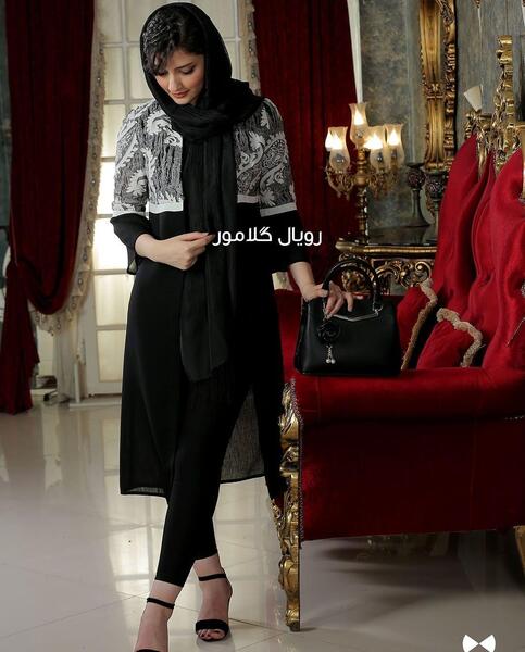 عکس مدل مانتو اسپرت مشکی دخترانه