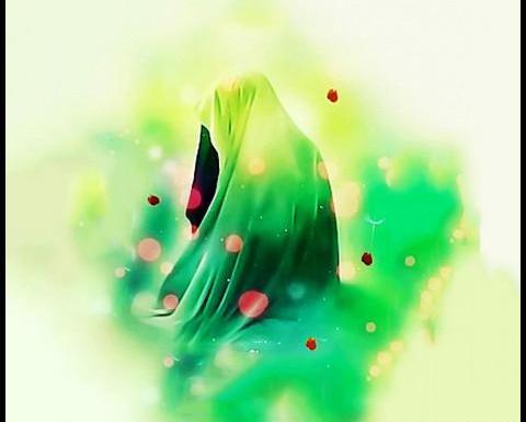 عکس چادر حضرت فاطمه