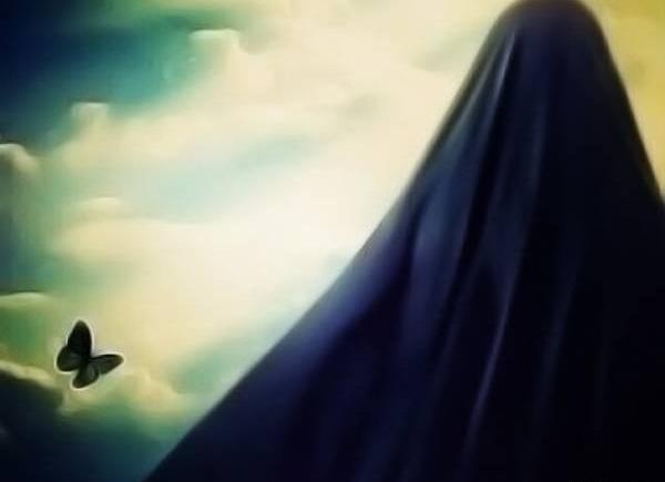 عکس چادر حضرت فاطمه