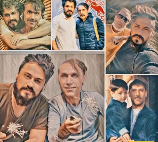 عکس پسر بارش