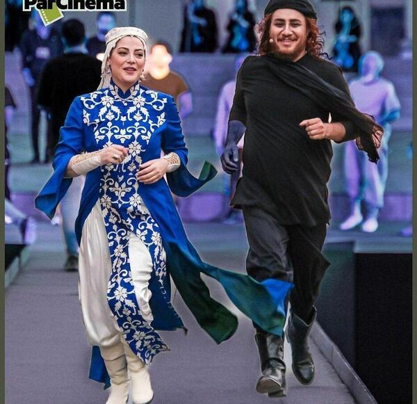 عکس طناز طباطبائی و همسرش