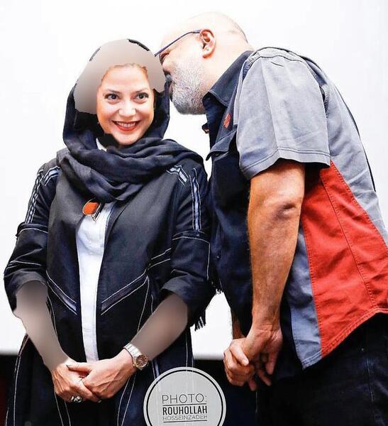 عکس طناز طباطبائی و همسرش