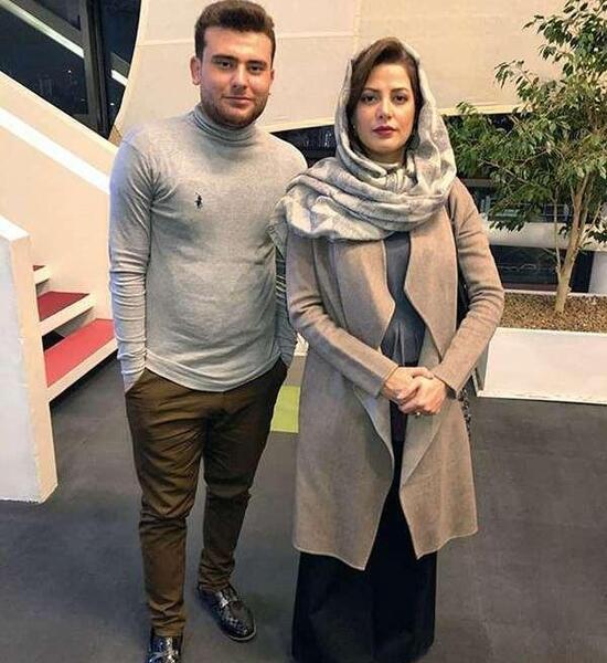عکس طناز طباطبائی و همسرش