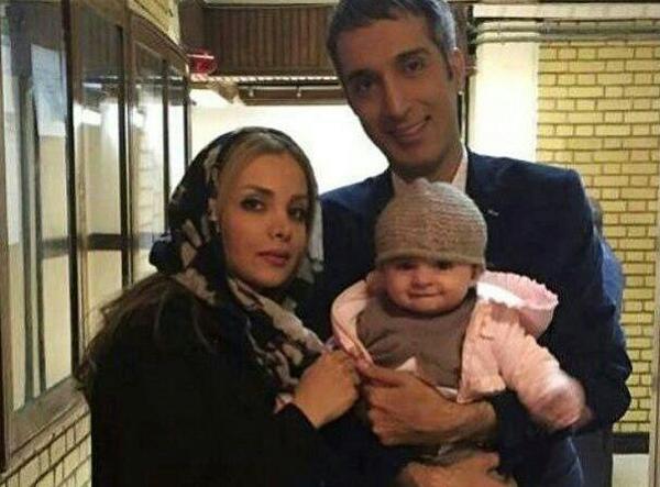 عکس امیرمهدی ژوله وهمسرش ودخترش