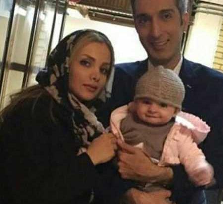 عکس امیرمهدی ژوله وهمسرش ودخترش
