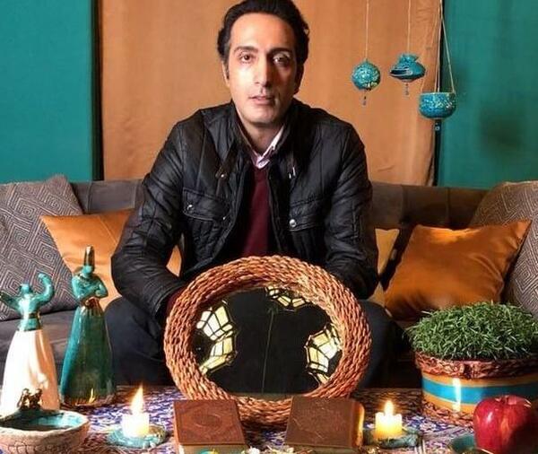 عکس امیرمهدی ژوله وهمسرش ودخترش