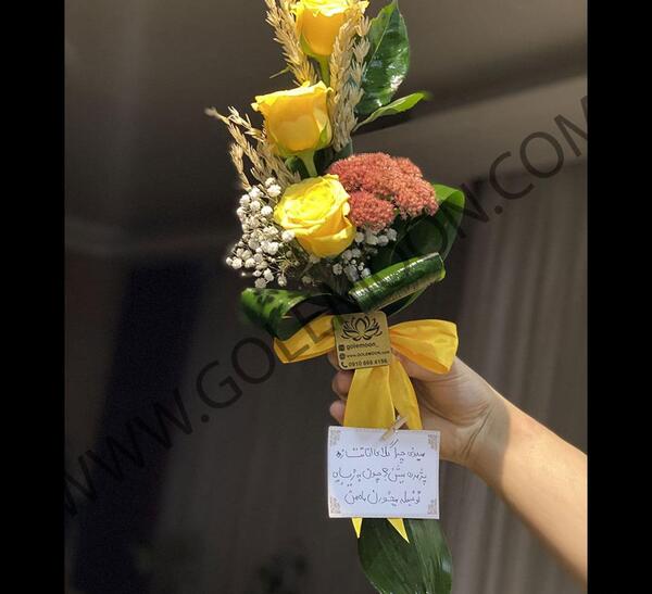 عکس دسته گل سه شاخه ای