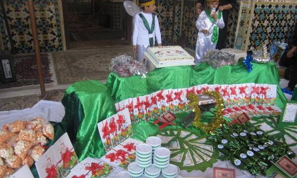 عکس سفره ی جشن قرآن
