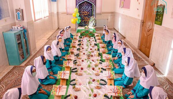 عکس سفره ی جشن قرآن