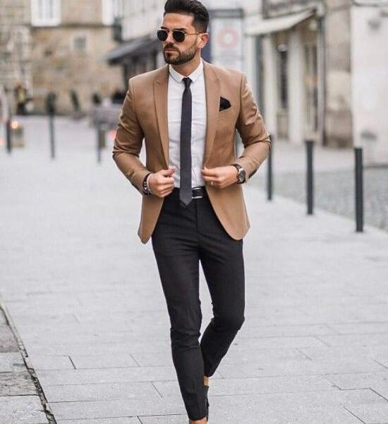 عکس لباس مجلسی مردانه با کت تک