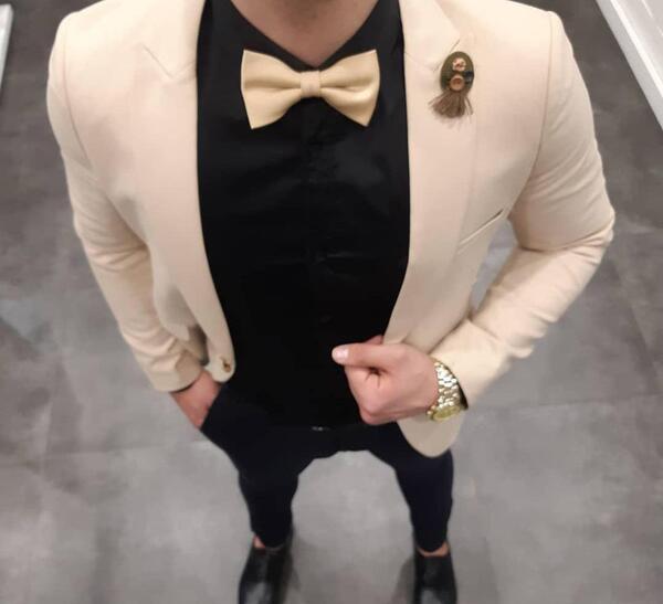 عکس لباس مجلسی مردانه با کت تک