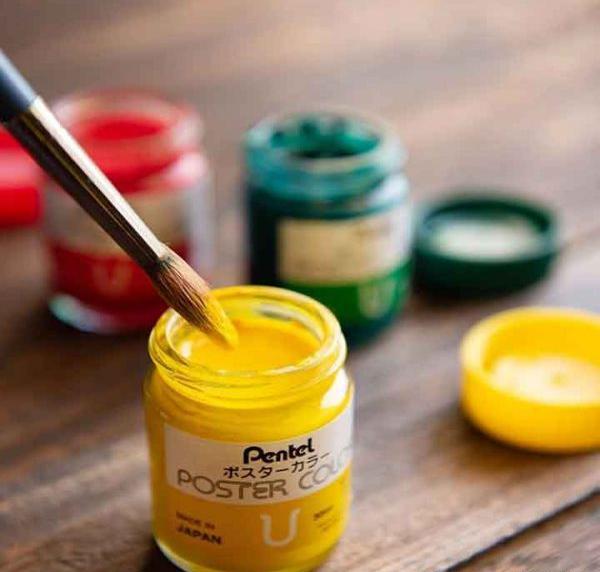 عکس ترکیب رنگ های گواش