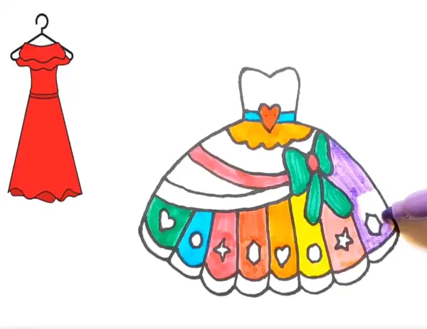 عکس دامن نقاشی