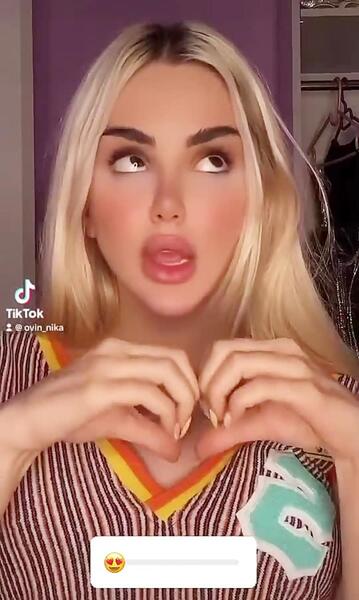 عکس نیکا فلاحی تیک تاکر
