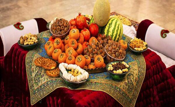 عکس ایده سفره یلدا