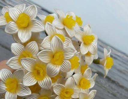 عکس گل نرگس کریستالی
