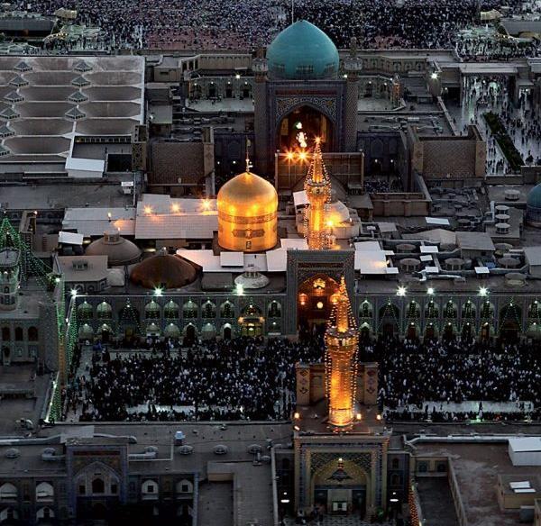 عکس هوایی حرم امام حسین