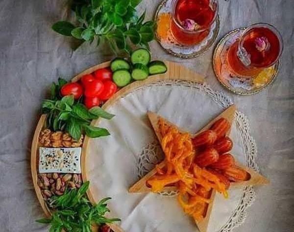 عکس سفره آرایی افطار