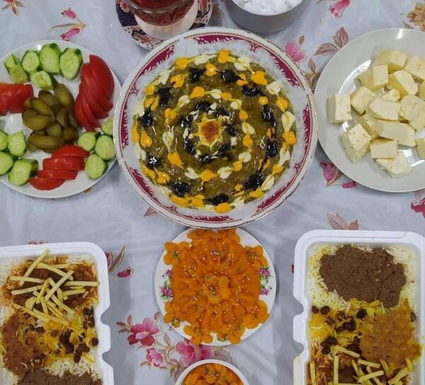 عکس سفره آرایی افطار