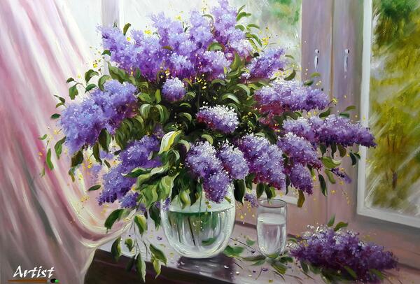 عکس نقاشی گل یاس برای کلاس اول