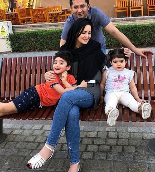 عکس شیلا خداداد با فرزندانش