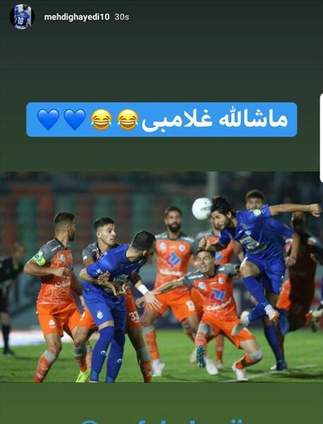 عکس سیکس پک مهدی قائدی