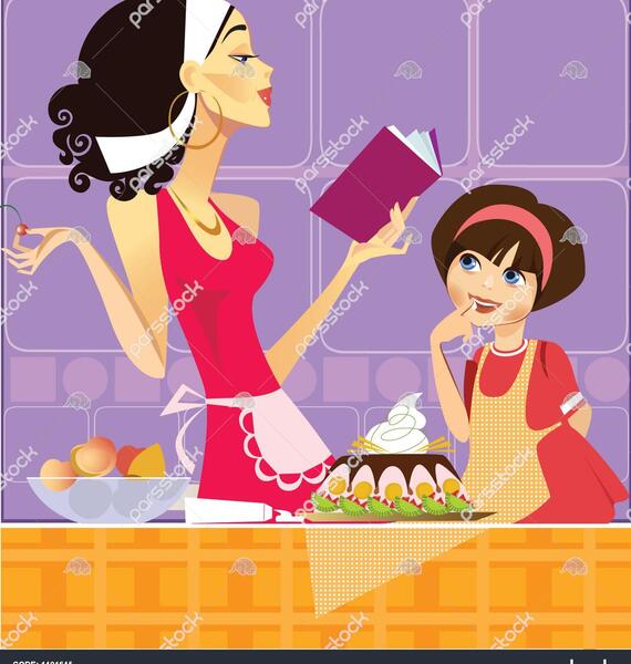 عکس شیرینی فروش کارتونی