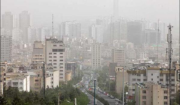 عکس هایی از آلودگی هوای تهران