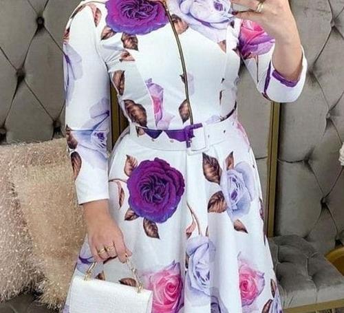 عکس مدل سارافون خانگی برای افراد چاق
