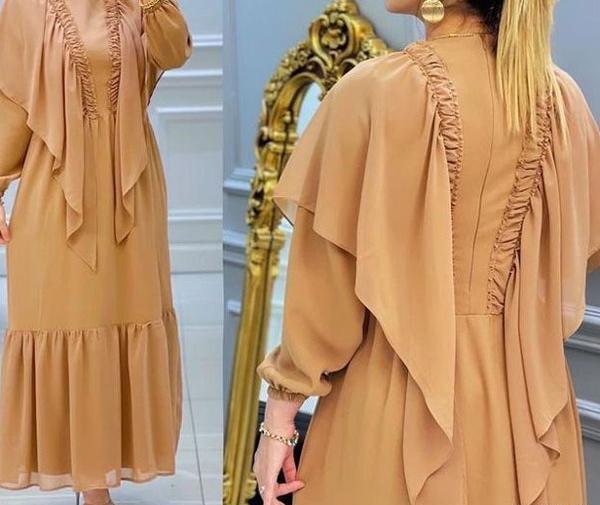 عکس مدل سارافون خانگی برای افراد چاق