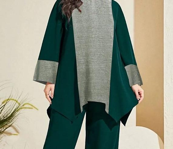 عکس مدل سارافون خانگی برای افراد چاق
